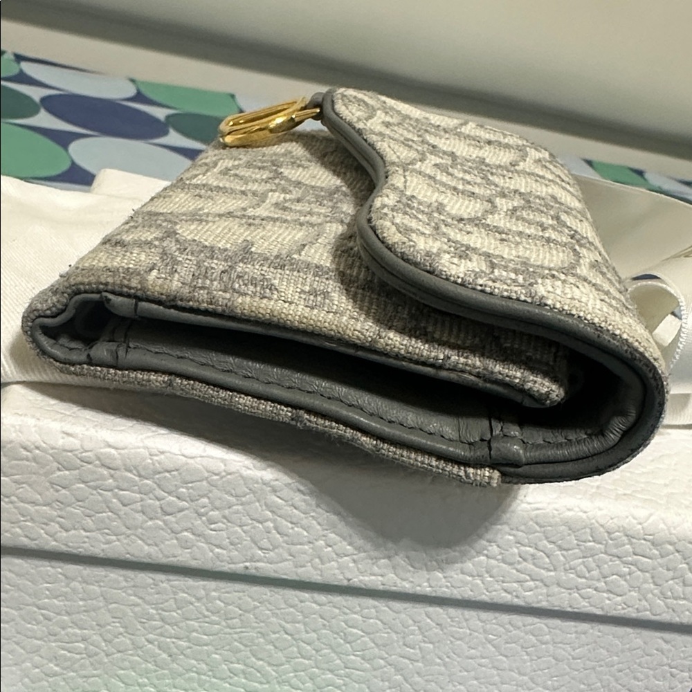 Dior Saddle Compact Tri-Fold Wallet - Picture 6 of 15